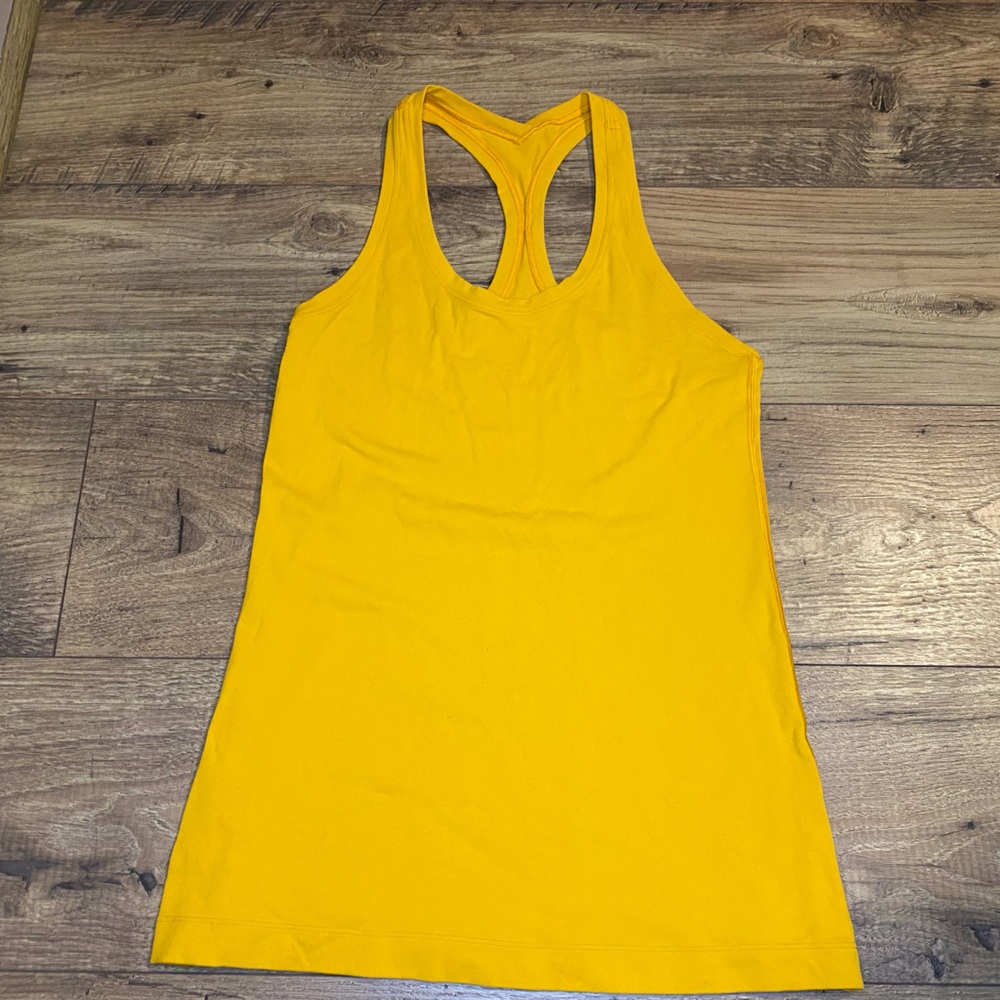 Lululemon Cool Racerback Tank Highlight Orange Size 6